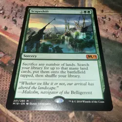 Scapeshift M19 NM - Mythic Rare Ramp Staple (non-foil, near mint) - Image 1