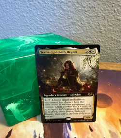 Yenna, Redtooth Regent (Extended Art) Wilds of Eldraine Regular NM MTG 0365 - Image 1