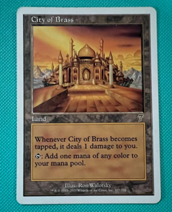 City of Brass - 7th edition - MTG - Magic the Gathering - Image 2
