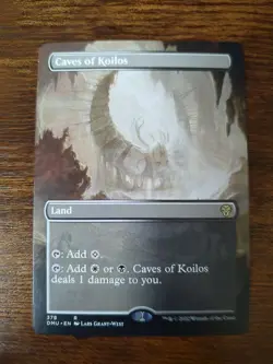 Caves of Koilos (Borderless) Dominaria United Regular Magic the Gathering - Image 1
