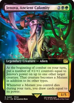Jenova, Ancient Calamity Foil Extended Art Final Fantasy MTG NM - Image 1