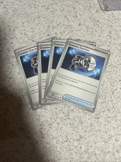 4x Counter Catcher 160/182 Non Holo Playset Uncommon Paradox Rift Pokemon TCG NM - Image 1