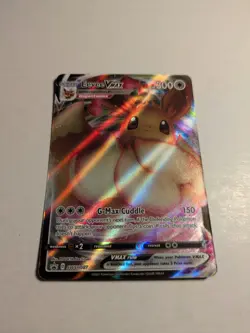Eevee VMax SWSH087 Full Art Ultra Rare - 2021 Pokemon Black Star Promo - Image 2