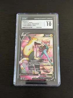 Pokemon TCG Boltund V TG13/TG30 Swsh09: Brilliant Stars Holo CGC 10 - Image 1