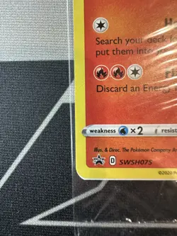 Pokemon Sealed Special Delivery Charizard Holo SWSH075 Sword & Shield Promo - Image 5
