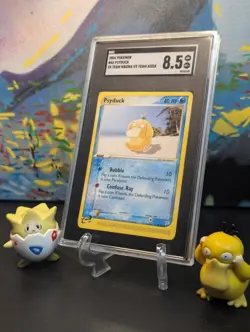 2004 POKEMON 🌀 E Reader EX TEAM MAGMA VS TEAM AQUA #44 PSYDUCK ⁉SGC 8.5 NM-MT - Image 1