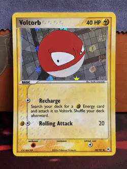 Voltorb 80/101 EX Hidden Legends Reverse Holo Pokemon TCG 2004 - Image 1