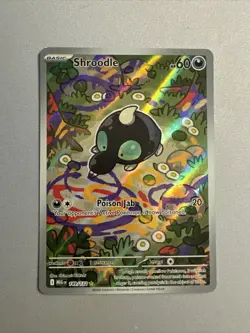 Pokemon Shroodle 149/132 - Illustration Rare - Mega Evolution - NM Near Mint - Image 1