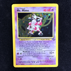 Pokemon TCG Mr. Mime Jungle 6/64 Holo Unlimited Holo Rare - Image 1