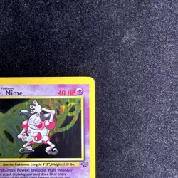 Pokemon TCG Mr. Mime Jungle 6/64 Holo Unlimited Holo Rare - Image 4