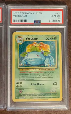 PSA 10 Charizard Venusaur Blastoise Set Pokemon TCG Classic Collection English - Image 4