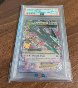 M Rayquaza EX 76/108 Celebrations 25th Anniversary Pokemon TCG PSA 10 - Image 2