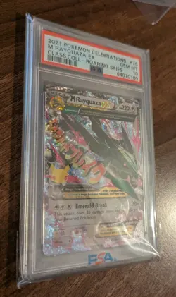 M Rayquaza EX 76/108 Celebrations 25th Anniversary Pokemon TCG PSA 10 - Image 3