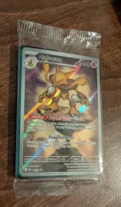 Alakazam MEP 009 ETB Promo Mega Evolutions Pokemon TCG NM - Sealed - Image 2