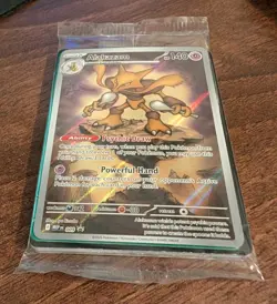 Alakazam MEP 009 ETB Promo Mega Evolutions Pokemon TCG NM - Sealed - Image 3