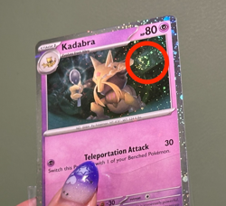 2 Swirls 🌀 Cosmo Holo Kadabra 064/165 151 MEW Pokemon LP Lightly Played - Image 4