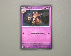 2 Swirls 🌀 Cosmo Holo Kadabra 064/165 151 MEW Pokemon LP Lightly Played - Image 5