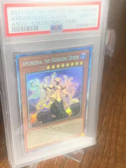 Yugioh! PSA 10 - Amunessia The Ogdoadic Queen - Collector’s Rare - 1st Edition - Image 1