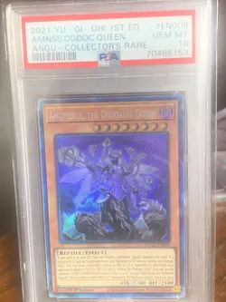 Yugioh! PSA 10 - Amunessia The Ogdoadic Queen - Collector’s Rare - 1st Edition - Image 2