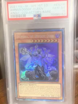 Yugioh! PSA 10 - Amunessia The Ogdoadic Queen - Collector’s Rare - 1st Edition - Image 3
