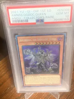 Yugioh! PSA 10 - Amunessia The Ogdoadic Queen - Collector’s Rare - 1st Edition - Image 4