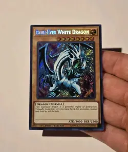 Yugioh Blue-Eyes White Dragon CT14-EN002 Secret Rare NM - Image 3