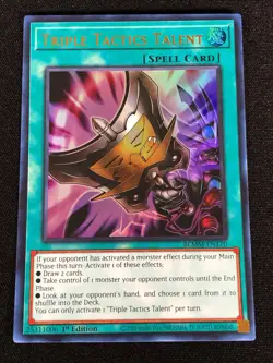 Yugioh Triple Tactics Talent BLMM-EN170 1ST Ultra (NM) - Image 1