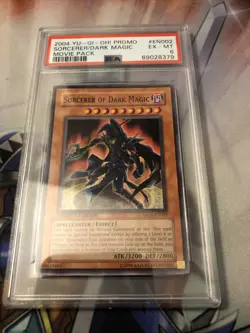 YuGiOh SORCERER OF DARK MAGIC #MOV-EN002 COMMON PSA 6 LIMITED ED-2004 PROMO - Image 1