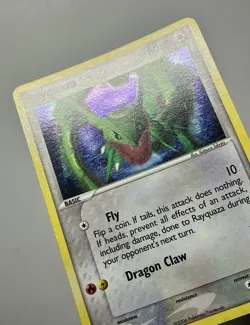 Rayquaza 3/17 (MP/BENT) Cosmos Holo Pop Series 1 2006 Pokemon Card - Image 5