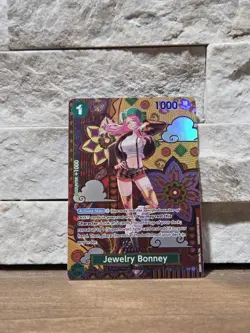 Jewelry Bonney SP SEC ST02-007 OP08 Alternate Art One Piece Card English - Image 1