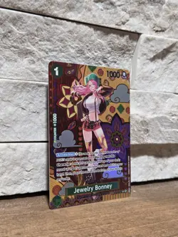 Jewelry Bonney SP SEC ST02-007 OP08 Alternate Art One Piece Card English - Image 2
