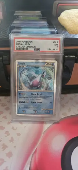 Pokemon Lugia Holo Card PSA 7 Shiny SL7 Call of Legends - Image 1
