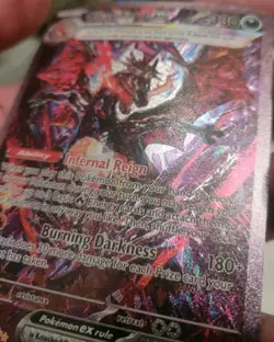 ""Custom-Made"" Paladian Fates Charizard,Textured Holo""Display-Card"" - Image 2