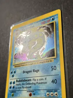 Gyarados 6/102 Base Set Unlimited Holo Rare Pokemon Card WOTC PTCG LP - Image 2