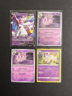 4 Sylveon V Pokemon Card Holo Ultra Rare Reverse Promo BSP SWSH SV PTCG - Image 1