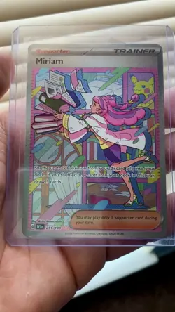 2023 Pokemon SV Miriam #251/198 Very Clean Card N/M 💥🔥🔥 - Image 2