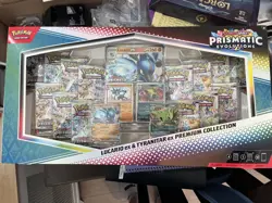 Pokemon TCG Scarlet And Violet Prismatic Cards Evolutions Premium Collection Box - Image 1