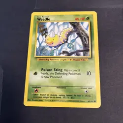Pokemon Raw Card Lot - Caterpie, Metapod, Butterfree; Weedle, Metapod, Beedrill - Image 3