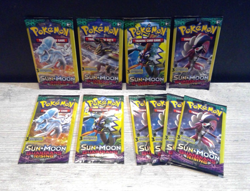 Pokemon Guardians Rising Booster Pack Lot - x10 Mini Packs 3 Card - Sealed - Image 1