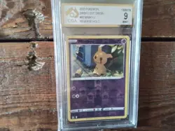Pokemon promo reverse Holo mimikyu v ex sr 080/196 gx graded art card vstar b10 - Image 1