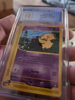 (POP 2) CGC 10 PRISTINE Pokemon Aquapolis Set Drowzee eReader 74a/147 2003 Card - Image 2