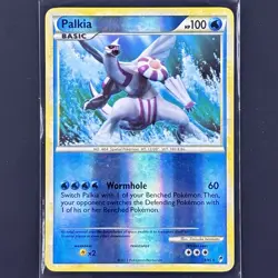 Palkia 19/95 HGSS Call Of Legends Reverse Rare Holo Pokemon Card TCG 2011 Dents - Image 1