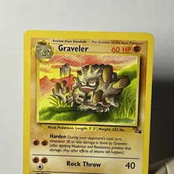 Graveler 37/62 (LP) Uncommon Fossil Set Unlimited 1996 WOTC Pokemon Card - Image 3