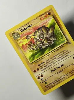 Graveler 37/62 (LP) Uncommon Fossil Set Unlimited 1996 WOTC Pokemon Card - Image 4