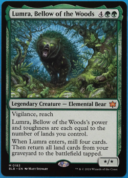 Lumra, Bellow of the Woods Bloomburrow NM Mythic Rare CARD (504103) ABUGames - Image 1