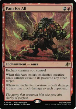 Pain for All Foil R - Edge of Eternities #151 MTG - Image 1