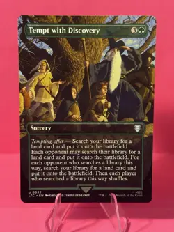 Tempt with Discovery (Borderless) Commander: the Lord of the Rings: Tales of... - Image 1