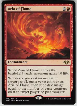 Aria of Flame R Modern Horizons 118 Near Mint - Image 1