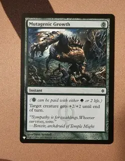 MTG Mutagenic Growth x1 NM from The List Reprints - Image 1