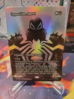 MTG Marvel Spiderman - Opposition Agent Borderless Foil M0019 - Image 1